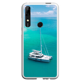 Чехол для Honor P Smart Z с принтом ПАРУСНИК | SAILBOAT (Z) в Тюмени, Силикон | Область печати: задняя сторона чехла, без боковых панелей | boat | sailboat | ship | ships | кораблик | кораблики | корабль | лагуна | лодка | лодочка | мореход | одинокая лодка | парус | парусник | судно | яхта | яхты