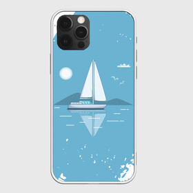 Чехол для iPhone 12 Pro Max с принтом ОДИНОКИЙ ПАРУСНИК | SAILBOAT (Z) в Тюмени, Силикон |  | boat | sailboat | ship | ships | бумага | кораблик | кораблики | корабль | красный парус | лодка | лодочка на белом | мореход | одинокая лодка | оригами | парус | парусник | судно | яхта