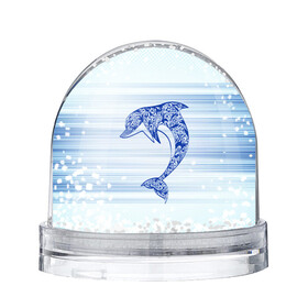 Игрушка Снежный шар с принтом Дельфин в Тюмени, Пластик | Изображение внутри шара печатается на глянцевой фотобумаге с двух сторон | cute | dolphin | два дельфина | дельфин | дельфин в море | дельфинами | милый | мир | подводный