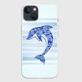 Чехол для iPhone 13 с принтом Дельфин в Тюмени,  |  | cute | dolphin | два дельфина | дельфин | дельфин в море | дельфинами | милый | мир | подводный