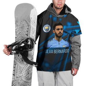 Накидка на куртку 3D с принтом Silva Bernardo Манчестер Сити в Тюмени, 100% полиэстер |  | manchester city | бернарду силва | манчестер сити | сборная португалии | футбол | футболист