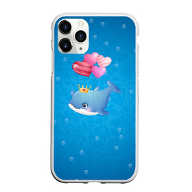 Чехол для iPhone 11 Pro матовый с принтом Дельфин с воздушными шариками в Тюмени, Силикон |  | Тематика изображения на принте: cute | dolphin | два дельфина | дельфин | дельфин в море | дельфинами | милый | мир | подводный