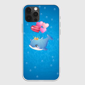 Чехол для iPhone 12 Pro Max с принтом Дельфин с воздушными шариками в Тюмени, Силикон |  | Тематика изображения на принте: cute | dolphin | два дельфина | дельфин | дельфин в море | дельфинами | милый | мир | подводный