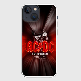 Чехол для iPhone 13 mini с принтом AC DC: Angus Young в Тюмени,  |  | ac | ac dc | ac|dc | angus young | dc. logo | hard | rock | ангус янг | логотип