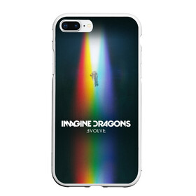 Чехол для iPhone 7Plus/8 Plus матовый с принтом Imagine Dragons Evolve в Тюмени, Силикон | Область печати: задняя сторона чехла, без боковых панелей | Тематика изображения на принте: believer | dan reynolds | dragons | evolve | imagine | indie | pop | rock | имежин дрэгонс | инди | поп | рок