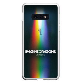 Чехол для Samsung S10E с принтом Imagine Dragons Evolve в Тюмени, Силикон | Область печати: задняя сторона чехла, без боковых панелей | Тематика изображения на принте: believer | dan reynolds | dragons | evolve | imagine | indie | pop | rock | имежин дрэгонс | инди | поп | рок