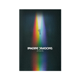 Обложка для паспорта матовая кожа с принтом Imagine Dragons Evolve в Тюмени, натуральная матовая кожа | размер 19,3 х 13,7 см; прозрачные пластиковые крепления | Тематика изображения на принте: believer | dan reynolds | dragons | evolve | imagine | indie | pop | rock | имежин дрэгонс | инди | поп | рок