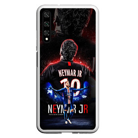 Чехол для Honor 20 с принтом НЕЙМАР / NEYMAR / ПСЖ в Тюмени, Силикон | Область печати: задняя сторона чехла, без боковых панелей | football | neymar | paris saint germain football club | sport | uefa | неймар | неймар да силва сантос жуниор | пари сен жермен | псж | сборная бразилии | спорт | уефа. | футбол