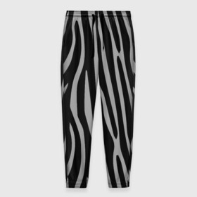 Мужские брюки 3D с принтом Zebra Camouflage в Тюмени, 100% полиэстер | манжеты по низу, эластичный пояс регулируется шнурком, по бокам два кармана без застежек, внутренняя часть кармана из мелкой сетки | Тематика изображения на принте: animal | blackandwhite | camouflage | stripes | zebra