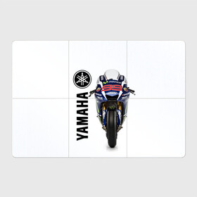 Магнитный плакат 3Х2 с принтом YAMAHA [002] в Тюмени, Полимерный материал с магнитным слоем | 6 деталей размером 9*9 см | Тематика изображения на принте: moto | yamaha | мотоцикл | ямана | ямаха