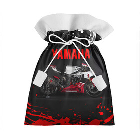 Подарочный 3D мешок с принтом YAMAHA [004] в Тюмени, 100% полиэстер | Размер: 29*39 см | moto | yamaha | мотоцикл | ямана | ямаха