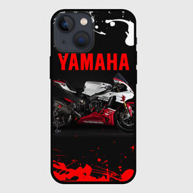 Чехол для iPhone 13 mini с принтом YAMAHA [004] в Тюмени,  |  | Тематика изображения на принте: moto | yamaha | мотоцикл | ямана | ямаха