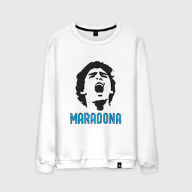Мужской свитшот хлопок с принтом Maradona Scream в Тюмени, 100% хлопок |  | argentina | maradona | messi | sport | аргентина | гол | диего | марадона | месси | мяч | рука бога | спорт | футбол | чемпион