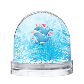 Игрушка Снежный шар с принтом Два дельфина в Тюмени, Пластик | Изображение внутри шара печатается на глянцевой фотобумаге с двух сторон | cute | dolphin | два дельфина | дельфин | дельфин в море | дельфинами | любовь | милый | мир | подводный | сердечки
