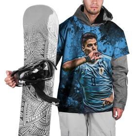 Накидка на куртку 3D с принтом Луис Альберто Суарес в Тюмени, 100% полиэстер |  | luis suarez | luis surez | madrid | барселона | луис альберто суарес | мадрид | фк | футбол | футбольный клуб