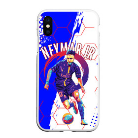 Чехол для iPhone XS Max матовый с принтом НЕЙМАР / NEYMAR / ПСЖ в Тюмени, Силикон | Область печати: задняя сторона чехла, без боковых панелей | Тематика изображения на принте: football | neymar | paris saint germain football club | sport | uefa | неймар | неймар да силва сантос жуниор | пари сен жермен | псж | сборная бразилии | спорт | уефа. | футбол