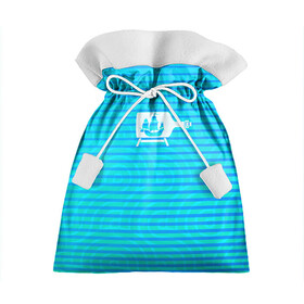 Подарочный 3D мешок с принтом Кораблик в бутылке в Тюмени, 100% полиэстер | Размер: 29*39 см | бутылка | в бутылке | кораблик | кораблики на синем | корабль | пузыри