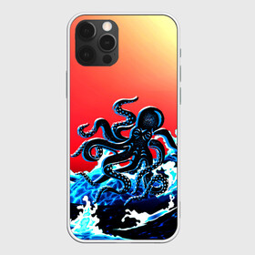 Чехол для iPhone 12 Pro Max с принтом Кракен в Море | Градиент в Тюмени, Силикон |  | animal | beast | fade | kraken | monster | moon | ocean | octopus | sea | water | waves | вода | волны | градиент | животные | звери | кракен | луна | монстр | море | океан | осьминог | рыбы | щупальца