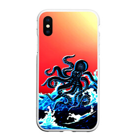 Чехол для iPhone XS Max матовый с принтом Кракен в Море | Градиент в Тюмени, Силикон | Область печати: задняя сторона чехла, без боковых панелей | animal | beast | fade | kraken | monster | moon | ocean | octopus | sea | water | waves | вода | волны | градиент | животные | звери | кракен | луна | монстр | море | океан | осьминог | рыбы | щупальца