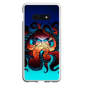 Чехол для Samsung S10E с принтом Кракен | Octopus в Тюмени, Силикон | Область печати: задняя сторона чехла, без боковых панелей | Тематика изображения на принте: animal | beast | kraken | monster | ocean | octopus | sea | water | waves | вода | волны | животные | звери | кракен | монстр | море | океан | осьминог | рыбы | щупальца