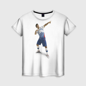 Женская футболка 3D с принтом Смешной Серхио Агуэро в Тюмени, 100% полиэфир ( синтетическое хлопкоподобное полотно) | прямой крой, круглый вырез горловины, длина до линии бедер | sergio aguero | аргентина | манчестер | манчестер сити | фк | футбол | футбольный клуб