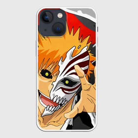 Чехол для iPhone 13 mini с принтом Bleach, Ичиго Куросаки в Тюмени,  |  | bleach | hollow | ichigo | аниме | блич | ичиго куросаки | манга | маска | пустой