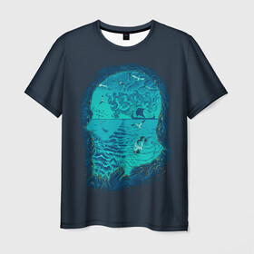 Мужская футболка 3D с принтом Ragnarr Art в Тюмени, 100% полиэфир | прямой крой, круглый вырез горловины, длина до линии бедер | viking | vikings | альфред великий | аслауг | викинг | викинги | конунг | лагерта | один | рагнар лодброк | сериал | сериалы | харальд