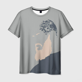 Мужская футболка 3D с принтом Рагнар Лодброк в Тюмени, 100% полиэфир | прямой крой, круглый вырез горловины, длина до линии бедер | viking | vikings | альфред великий | аслауг | викинг | викинги | конунг | лагерта | один | рагнар лодброк | сериал | сериалы | харальд