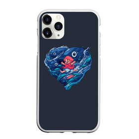 Чехол для iPhone 11 Pro матовый с принтом Ocean heart. Totoro в Тюмени, Силикон |  | catbus | fish | heart | kanta | kusakabe | mei | ocean | ogaki | satsuki | surf | susuvatari | tatsuo | totoro | water | waves | yasuko | вода | волны | канта | котобус | кусакабэ | море | мэй | огаки | океан | прибой | рыба | сацуки | сердце | сусуватари