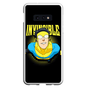 Чехол для Samsung S10E с принтом Invincible в Тюмени, Силикон | Область печати: задняя сторона чехла, без боковых панелей | invincible | комикс | марк грейсон | мультсериал | неуязвимый | супергерой