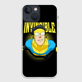 Чехол для iPhone 13 mini с принтом Invincible в Тюмени,  |  | invincible | комикс | марк грейсон | мультсериал | неуязвимый | супергерой