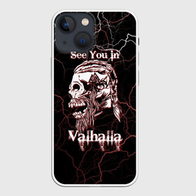 Чехол для iPhone 13 mini с принтом Ragnarr в Тюмени,  |  | odin | odinn | see you in valhalla | viking | vikings | вальхала | вальхалла | викинг | викинги | до встречи в вальхалле | кельт | кельтский узор | лик | один | рагнар | рагнар лодброк | символ | символ викингов | символика