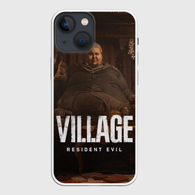 Чехол для iPhone 13 mini с принтом RESIDENT EVIL VILLAGE в Тюмени,  |  | resident evil | resident evil 8 village | village | вампиры | димитреску | леди | резидент | эвил