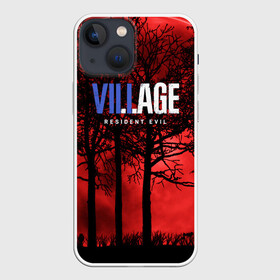 Чехол для iPhone 13 mini с принтом Resident Evil Village в Тюмени,  |  | horror | resident evil | resident evil 8 | village | виладж | виллейдж | деревня | игры | логотипы игр | резидент ивел | резидент ивел виладж | резидент эвил | хоррор