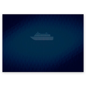 Поздравительная открытка с принтом Яхта в Тюмени, 100% бумага | плотность бумаги 280 г/м2, матовая, на обратной стороне линовка и место для марки
 | корабль | море | морское | судно | яхта | яхты