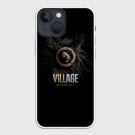 Чехол для iPhone 13 mini с принтом Resident Evil Village в Тюмени,  |  | biohazard | lady dumitrescu | re 8 | re village | resident evil | stars | umbrella | vampire | vii | village | амбрелла | вампир | диметреску | димитреску | зомби | корпорация амбрелла | обитель зла | обитель зла деревня | резидент | резиден