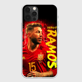 Чехол для iPhone 12 Pro Max с принтом Серхио Рамос Сборная Испании в Тюмени, Силикон |  | sergio ramos | sr4 | номер 4 | реал мадрид | сборная испании | серхио рамос | футбол | футболист