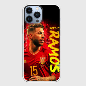 Чехол для iPhone 13 Pro Max с принтом Серхио Рамос, Сборная Испании в Тюмени,  |  | sergio ramos | sr4 | номер 4 | реал мадрид | сборная испании | серхио рамос | футбол | футболист