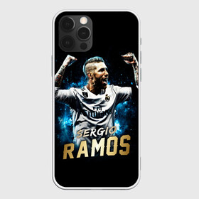 Чехол для iPhone 12 Pro Max с принтом Серхио Рамос Реал Мадрид в Тюмени, Силикон |  | sergio ramos | sr4 | номер 4 | реал мадрид | сборная испании | серхио рамос | футбол | футболист