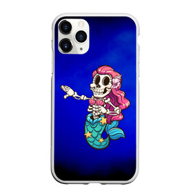 Чехол для iPhone 11 Pro Max матовый с принтом Русалка скелет Mermaid skeleton в Тюмени, Силикон |  | mermaid | naiad | nymph | rusalka | ведява | водяница | восточнославянская мифология | дух | лесовица | мифология | морская дева | нимфа | русал | русалии | русалка | русалочка | ундина | фараонка