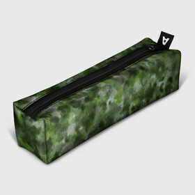 Пенал школьный 3D с принтом Canvas Green Camo в Тюмени, 100% полиэстер | плотная ткань, застежка на молнии | Тематика изображения на принте: abstraction | camouflage | canvas | green | камуфляж