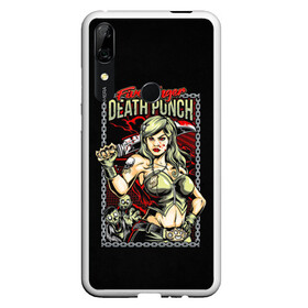 Чехол для Honor P Smart Z с принтом FFDP Girl в Тюмени, Силикон | Область печати: задняя сторона чехла, без боковых панелей | 5fdp | ffdp | five finger death punch | metal | music | rock | альтернатива | группы | метал | музыка | музыкальная группа | рок | рок музыка | хеви метал