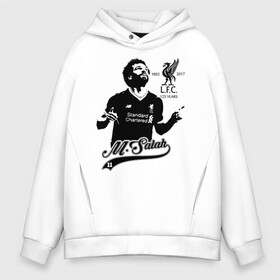 Мужское худи Oversize хлопок с принтом M.Salah 11 L.F.C. 125 YEARS в Тюмени, френч-терри — 70% хлопок, 30% полиэстер. Мягкий теплый начес внутри —100% хлопок | боковые карманы, эластичные манжеты и нижняя кромка, капюшон на магнитной кнопке | basel | champion | chelsea | fifa | lfc | liverpool | mo salah | mohamed salah | mokawloon | roma | soccer | uefa | базель | египет | ливерпуль | лига чемпионов | лфк | мокавлун | мохаммед салах | рома | уефа | фифа | футбол