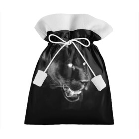 Подарочный 3D мешок с принтом Panther в Тюмени, 100% полиэстер | Размер: 29*39 см | Тематика изображения на принте: animal | panther | roar | wild | пантера