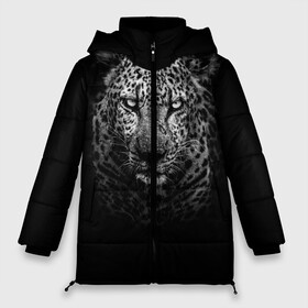 Женская зимняя куртка Oversize с принтом Leopard в Тюмени, верх — 100% полиэстер; подкладка — 100% полиэстер; утеплитель — 100% полиэстер | длина ниже бедра, силуэт Оверсайз. Есть воротник-стойка, отстегивающийся капюшон и ветрозащитная планка. 

Боковые карманы с листочкой на кнопках и внутренний карман на молнии | animal | cheetah | leopard | wild | леопард