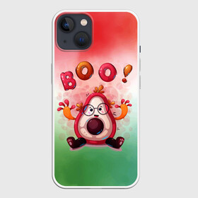 Чехол для iPhone 13 с принтом Booo в Тюмени,  |  | авокадо | арт | графика | мультяшка | фрукты