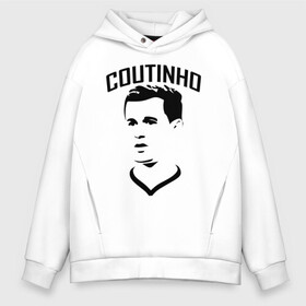 Мужское худи Oversize хлопок с принтом Coutinho черный портрет в Тюмени, френч-терри — 70% хлопок, 30% полиэстер. Мягкий теплый начес внутри —100% хлопок | боковые карманы, эластичные манжеты и нижняя кромка, капюшон на магнитной кнопке | ac milan | barcelona | champions | fifa | philippe coutinho correia | soccer | uefa | барселона | коутиньё | коутинью | лига чемпионов | сборная бразилии | спорт | уефа | филиппе коутиньо | фифа | фк | футбол | футболист | ф