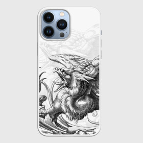 Чехол для iPhone 13 Pro Max с принтом Грифон в Тюмени,  |  | monster | грифон | древний | животные | зверь | крылья | мифическое существо | монстр | птица | хищник