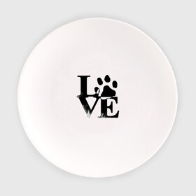 Тарелка с принтом Люблю своего питомца | LOVE в Тюмени, фарфор | диаметр - 210 мм
диаметр для нанесения принта - 120 мм | love | любовь | пес | питомец | собака