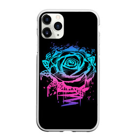 Чехол для iPhone 11 Pro Max матовый с принтом Неоновая Роза Neon Rose в Тюмени, Силикон |  | flower | flowers | green | nature | neon | pattern | red | rose | roses | spring | summer | весна | зеленый | краски | красная | лето | листва | листья | неон | неоновая | паттерн | природа | роза | розы | узор | фауна | флора | цветок | цветы